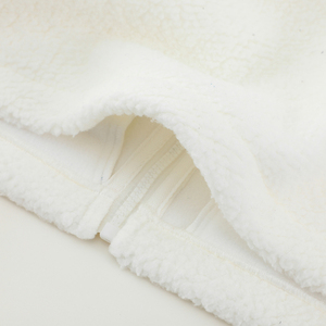 Chaqueta polar de manga larga informal personalizada de fábrica estilo cremallera ropa suelta abrigo de lana para mujer - Product Image 3