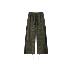 Pantalones Deportivos Unisex de Corduroy con Estampado de Camuflaje, Estilo Holgado, Hip Hop - Product Image 1