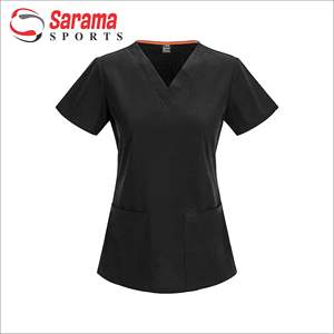 Uniformes Médicos para Hospital, Conjuntos de Uniformes de Enfermera, Diseño de Manga Corta, Uniformes Médicos Elegantes para Mujer - Product Image 4