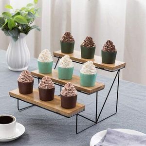 Four Tier Metal Cake <b>Stand</b> With Elegant Shape Suitable For Wedding Cakes Artistic Displays And Boutique Cafe Use - Product Image 4