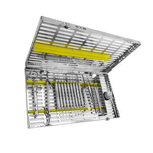 ชุดเครื่องมือผ่าตัดทางทันตกรรมสแตนเลสสำหรับกระบวนการมัลกัมทันตกรรมแบบแมนนวลประกอบด้วยถาด - Product Image 2