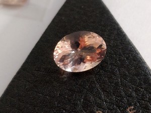 Pierre précieuse Morganite pêche 100% naturelle, taille ovale, clarté immaculée, 16 x 12 mm, 15 x 11 mm, excellente taille, forme ovale, pour bijoux - Product Image 3