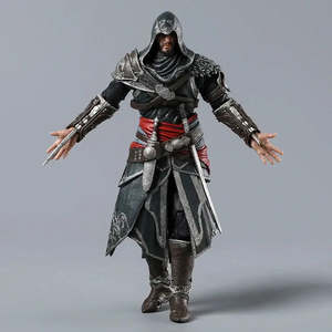 Nouvelle figurine articulée Ezio d'Assassin's Creed, modèle de jouet militaire personnalisé avec design OEM pour emballage décoratif en boîte - Product Image 6