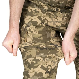 Pantalones de Nailon Ligeros, Impermeables, Cortavientos y Transpirables para Hombre, con 8 Bolsillos Funcionales, Cintura Elástica, "ALTITUDE"-CAMO - Product Image 4