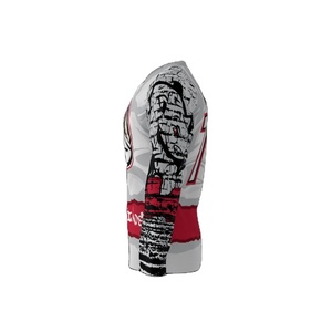 Maillots de hockey sur glace personnalisés amusants par sublimation – Ensemble d'équipe 100 % polyester respirant à séchage rapide, couleurs et logos personnalisés - Product Image 3