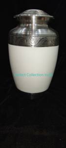 Urnes de crémation en céramique biodégradables personnalisées pour adultes Urnes commémoratives en métal pour la crémation - Product Image 3