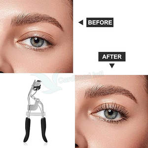 Rizador de pestañas de acero inoxidable con Mango antideslizante hecho a medida, rizador de extensión de pestañas con acabado de espejo - Product Image 4