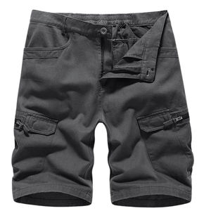 Pantalones cortos Cargo de algodón de secado rápido para hombres, pantalones cortos Cargo con múltiples bolsillos de alta calidad, pantalones cortos cómodos a la moda para hombres - Product Image 1
