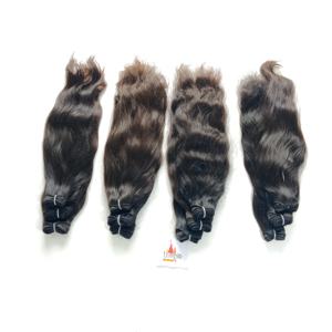 วิกต่อผมมนุษย์สำหรับผู้หญิงสีดำเป็นลอนลึกทำจาก100% อินเดียเรียงตามธรรมชาติ - Product Image 5