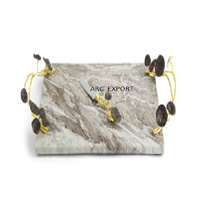 Plateaux de vaisselle de qualité supérieure avec plateau de décoration en forme de rectangle Plateau de service de table de conception standard pour aliments et thé - Product Image 5