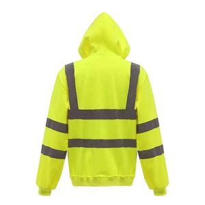 เสื้อแจ็คเก็ตนิรภัยสำหรับคนงานก่อสร้าง ผ้าโพลีเอสเตอร์สะท้อนแสงในเวลากลางคืน ได้รับการรับรองมาตรฐาน CE กันน้ำระดับ 1 2 - Product Image 5