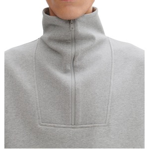 OEM venta al por mayor de los hombres de media cremallera pulóver polar deporte sudadera personalizado bordado de algodón grueso capucha de talla grande para la temporada de invierno - Product Image 5