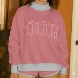 <b>Women</b> Winter Long Oversized Mockneck Sweatshirt Soft Warm <b>Fleece</b> Pullover Loose Fit Comfy Casual Minimal Streetwear Daily <b>Top</b> - Product Image 1