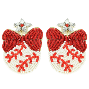 Pendientes bordados con cuentas de vidrio 100% y diseño multicolor perfecto para mujeres que buscan joyería de diseñador para festivales - Product Image 2