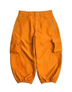 กางเกงบิบสกีและสโนว์บอร์ดแบบหลวมสำหรับฤดูหนาว สีพื้น ไซส์พลัส สำหรับผู้ใหญ่ ระบายอากาศได้ดี กันลม ขนาดใหญ่พิเศษ - Product Image 2