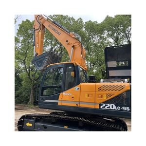 Excavatrice sur chenilles Hyundai R220LC-9TS d'occasion 90% neuve à bas prix avec meilleur moteur, boîte de vitesses-Composants essentiels inclus - Product Image 3