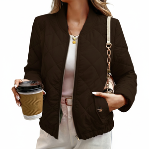 Chaqueta Acolchada de Punto para Mujer, Chaqueta de Invierno Impermeable y Transpirable con Relleno Suave al Tacto, Ropa de Abrigo al por Mayor para las Tendencias de Moda - Product Image 3