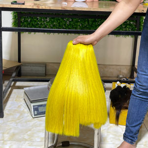 วิกผมคนแท้แบบไม่ผ่านกระบวนการผมถักทอพร้อมผ้าทอทออัจฉริยะ - Product Image 2