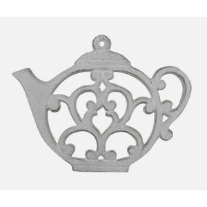 Dessous de plat en fonte au design floral vintage Support de marmite décoratif robuste et tapis pour la cuisine et la protection de la table à manger - Product Image 3