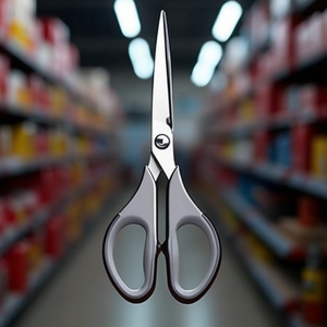 MAUL 150mm Right-Handed Stainless Steel Black/<b>Grey</b> Universal Scissors & Shear - Product Image 3