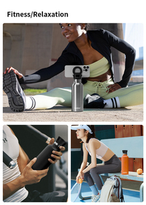 Haut-parleur Bluetooth 3 en <span class=keywords><strong>1</strong></span> Bouteille d'eau en acier inoxydable 12OZ 18.6OZ avec support de téléphone magnétique Bâton 6W MagBottle Haut-parleur Sporting - Product Image 4