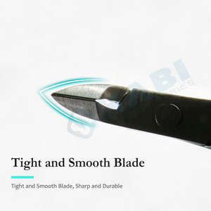 Pinza de uñas de doble resorte, cuchilla afilada de acero inoxidable, recortadora de cutículas, herramienta de manicura, venta al por mayor, herramienta de belleza para dedos de bebés y adultos - Product Image 5