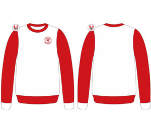 Sudadera de algodón con forro polar para mujer con bordado de Heroines of Jericho |   Sudadera de Cuello Redondo de Forro Polar de Poliéster Personalizada con Bordado Masónico HOJ para Mujer - Product Image 5