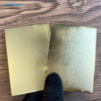 Cartes métalliques vierges pour sublimation 63x88mm pour imprimantes de cartes de visite