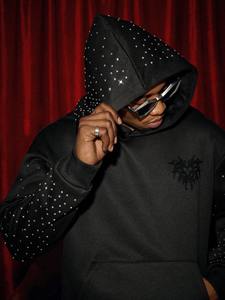 Sudadera con capucha de tela unisex, chaqueta moderna con cremallera elástica, elegante, ligera, para gimnasio, ropa deportiva, ropa de calle elegante o traje de viaje - Product Image 3