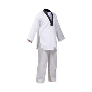 Combinaisons de karaté en coton unisexe de bonne qualité, logo personnalisé, vente en gros, vêtements d'arts martiaux, uniforme de taekwondo pour hommes et femmes, uniforme de combat - Product Image 2
