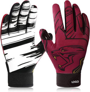 Nouveauté Gants de football américain avec logo personnalisé Équipement sportif durable avec poignées Prix de gros - Product Image 2