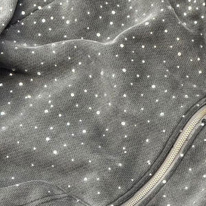 เสื้อฮู้ดผู้ชายประดับพลอยเทียมแขนยาวป้องกันรอยยับ - Product Image 6