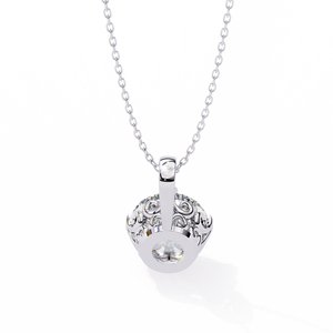 Colgante de Oro de 18k para Mujer con Diamante de Laboratorio Fabuloso, Colgantes y Dijes de Diamantes - Product Image 2