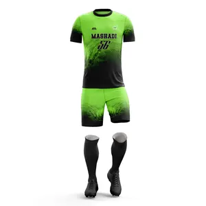 OEM Service Hot Sale Heat-Transfer Printed France Soccer Jersey Uniform Football Kit Custom High Quality 100% Polyester Quick - Product Image 1