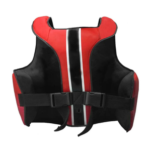 Protecteur de corps unisexe en cuir PU avec logo personnalisé Muay Thai protecteur de corps pour hommes couleurs unies haute fabrication - Product Image 2