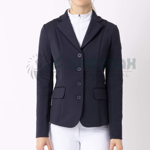 Cómoda chaqueta Ecuestre para mujer construida con diseño ergonómico Delgado transpirable material de secado rápido costuras reforzadas - Product Image 3