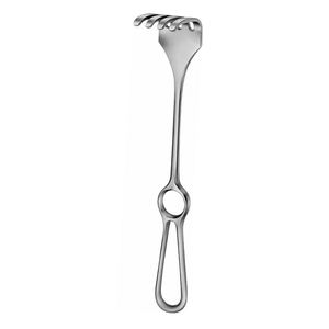 Retractor ISRAEL de la mejor calidad, 255mm, 10 ", forma profunda, 4 puntas, profundidad Roma, 39 mm de ancho, 40mm, Retractor quirúrgico Senn Miller - Product Image 4