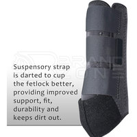BRAND ZONE Protège-tendons en néoprène pour chevaux, protection des jambes, produit d'entretien équin, équipement de protection pour l'équitation