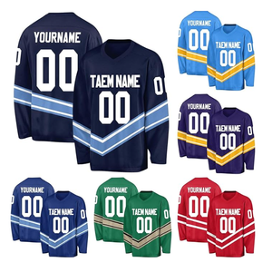 Camiseta de hockey sobre hielo personalizable para hombre, uniforme deportivo de entrenamiento de fábrica con bordado de nuevo diseño para entrenamiento de hockey - Product Image 6