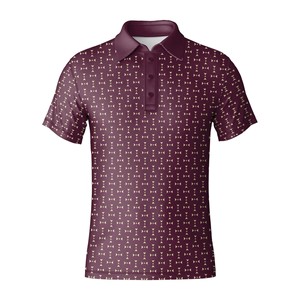 Fabricant vietnamien de polo de golf sur mesure coupe athlétique, tissu performant, léger, extensible dans les 4 sens pour homme - Product Image 1