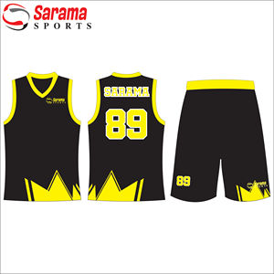 Uniforme de basket-ball conception Unique de motif de maillot de basket-ball impression numérique par Sublimation complète Services Oem - Product Image 3
