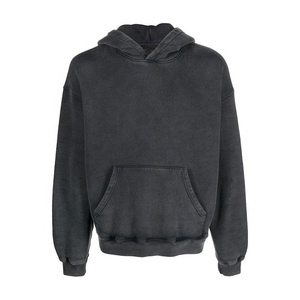 Sweats à capuche et sweat-shirts pour hommes unis à capuche de haute qualité grande taille personnalisés pull épais vierge survêtement surdimensionné personnalisé surdimensionné - Product Image 1