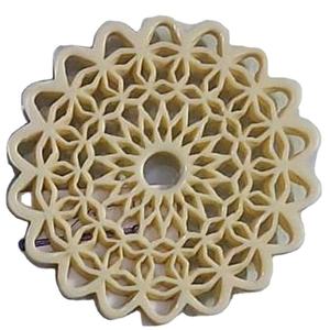 Fourniture d'usine OEM, ensemble de sous-verres en résine MDF sur mesure, support de tampon de forme ronde de haute qualité pour accessoires de table de cuisine - Product Image 1