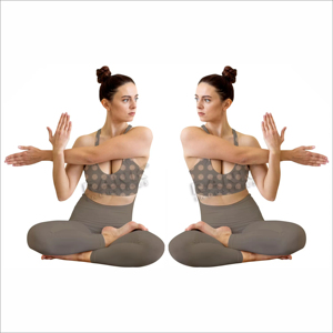 Conjuntos de yoga de 2 piezas sin costuras para mujer, estilo único, conjuntos de yoga personalizados para mujer al por mayor en talla adulta - Product Image 4