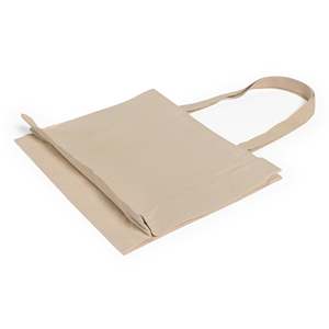 Sac fourre-tout horizontal en jute et coton (Juco) réutilisable, sac de courses avec logo imprimé/brodé personnalisé, sac de voyage, sac de bureau - Product Image 6