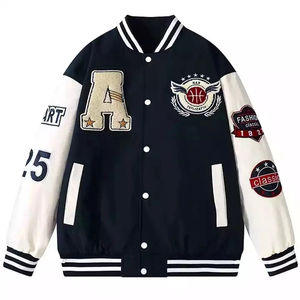 Vente en gros Veste Letterman Varsity unisexe de qualité supérieure Vêtements de ville personnalisés pour hommes Tenue décontractée d'hiver - Product Image 2