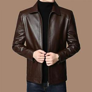 2025 chaquetas personalizadas para hombre, ropa informal, recién llegados, chaquetas para hombre, chaqueta de cuero de diseño de moda de alta calidad para hombre - Product Image 2