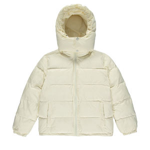 Chaqueta de Invierno Acolchada Extra Grande para Hombre, Personalizable OEM, con Cuello Alto de Lona, Impermeable y Transpirable - Product Image 3