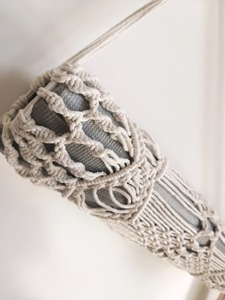 Macrame Yoga Mat Chủ Tay Làm 100% Cotton Sling Yoga Mat Túi Cho Phòng Tập Thể Dục Túi Bé Trai Và Cô Gái Tại Giá Bán Buôn Từ Ấn Độ - Product Image 2