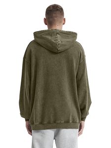 Vente en gros de sweat à capuche en coton mélangé lavé Basics de la meilleure qualité pour hommes, sweat à capuche confortable et décontracté pour l'hiver - Product Image 2